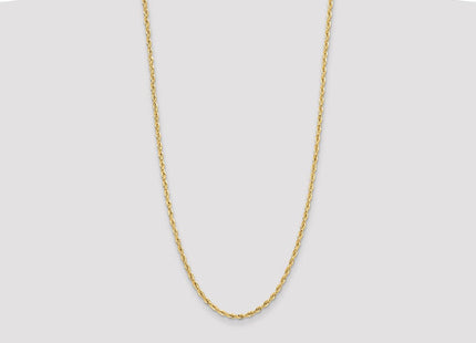 14K Yellow Gold Semi-Solid Rope Chain (Style BC203-28)