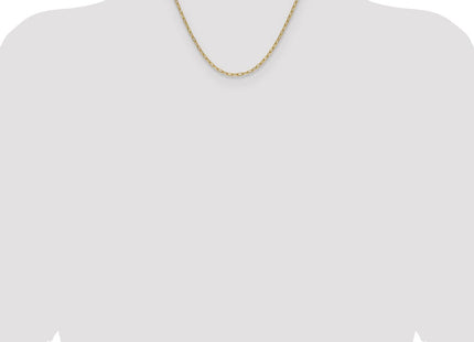 14k Semi-Solid Beveled Paperclip Chain (Style BC207-18)