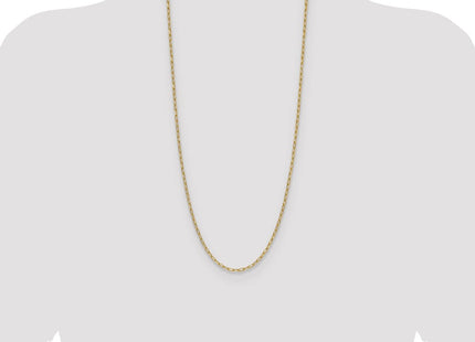 14k Semi-Solid Beveled Paperclip Chain (Style BC207-30)