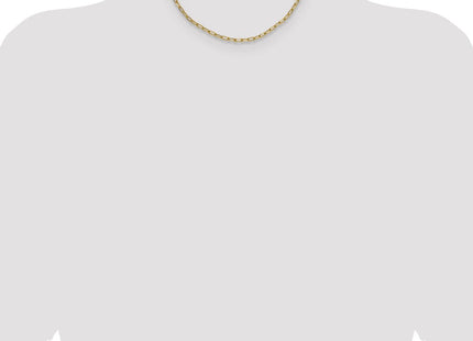 14k Semi-Solid Beveled Paperclip Chain (Style BC208-16)