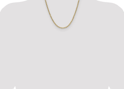 14k Semi-Solid Beveled Paperclip Chain (Style BC208-20)