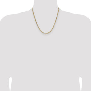 14k Semi-Solid Beveled Paperclip Chain (Style BC208-20)