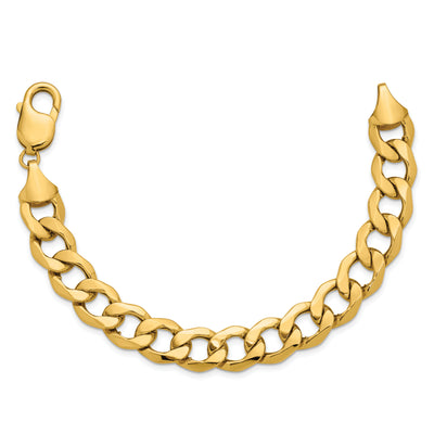 14K Semi-Solid Curb Chain, 7 x 11.3mm