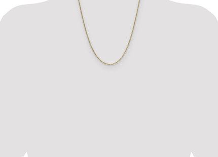 14k Semi-Solid Figaro Chain (Style BC210-22)