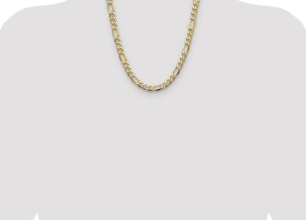 14k Semi-Solid Figaro Chain (Style BC211-22)