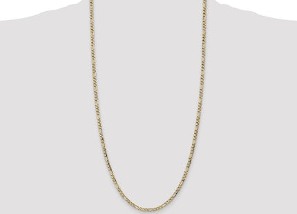 14K Semi-Solid Figaro with Lobster Clasp Chain (Style BC93-28)
