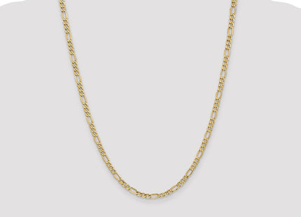 14K Semi-Solid Figaro with Lobster Clasp Chain (Style BC94-24)