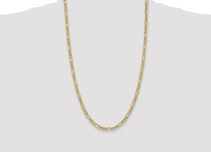 14K Semi-Solid Figaro with Lobster Clasp Chain (Style BC94-26)