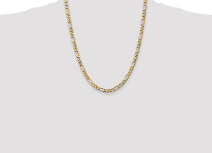 14K Semi-Solid Figaro with Lobster Clasp Chain (Style BC95-22)