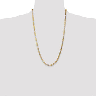 14K Semi-Solid Figaro with Lobster Clasp Chain (Style BC95-26)