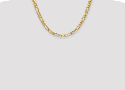 14K Semi-Solid Figaro with Lobster Clasp Chain (Style BC96-18)