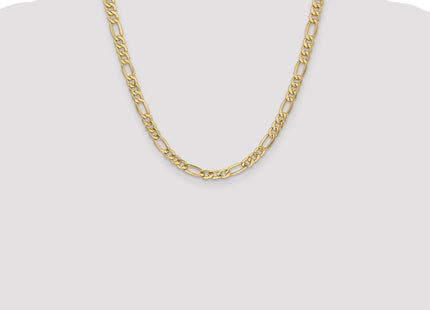 14K Semi-Solid Figaro with Lobster Clasp Chain (Style BC96-20)