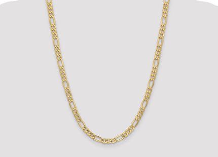 14K Semi-Solid Figaro with Lobster Clasp Chain (Style BC96-24)