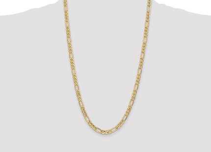 14K Semi-Solid Figaro with Lobster Clasp Chain (Style BC96-26)