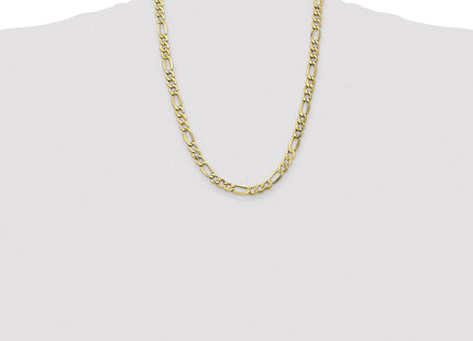 14K Semi-Solid Figaro with Lobster Clasp Chain (Style BC97-22)