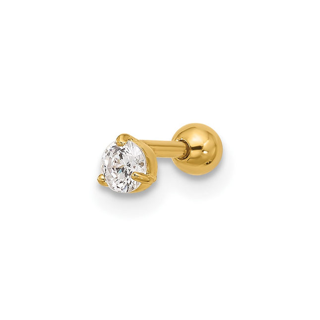 14k Yellow Gold Jewelry Style BD122 - Classique Jewelry Inc.