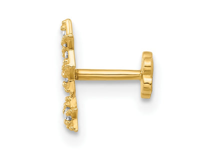 14k Yellow Gold Jewelry Style BD250 - Classique Jewelry Inc.