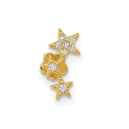 14k Yellow Gold Jewelry Style BD250 - Classique Jewelry Inc.