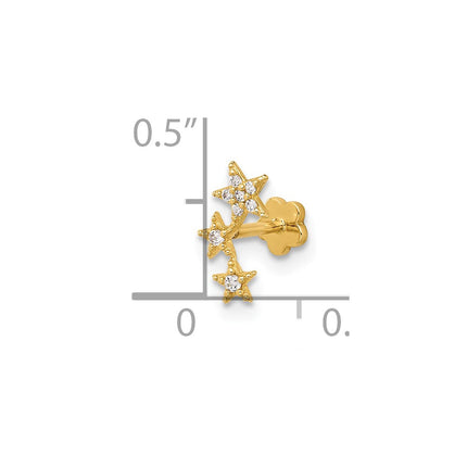 14k Yellow Gold Jewelry Style BD250 - Classique Jewelry Inc.