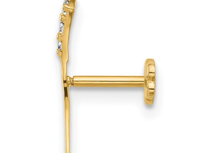 14k Yellow Gold Jewelry Style BD257 - Classique Jewelry Inc.