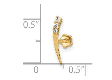 14k Yellow Gold Jewelry Style BD257 - Classique Jewelry Inc.