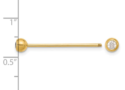 14k Yellow Gold Jewelry Style BD281 - Classique Jewelry Inc.