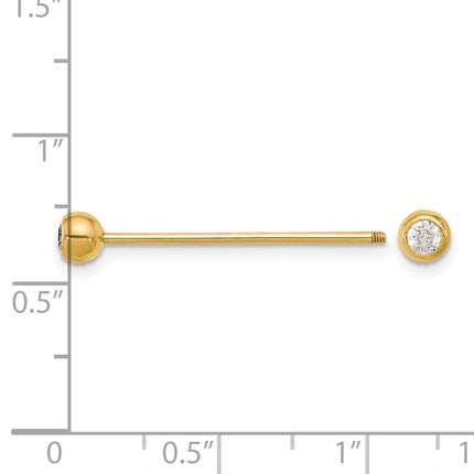 14k Yellow Gold Jewelry Style BD281 - Classique Jewelry Inc.