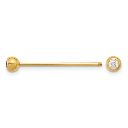 14k Yellow Gold Jewelry Style BD281 - Classique Jewelry Inc.