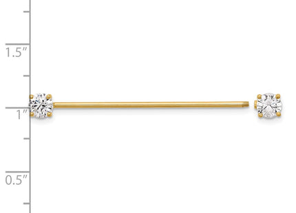 14k Yellow Gold Jewelry Style BD282 - Classique Jewelry Inc.