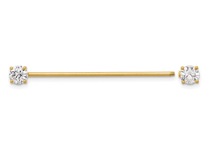 14k Yellow Gold Jewelry Style BD282 - Classique Jewelry Inc.