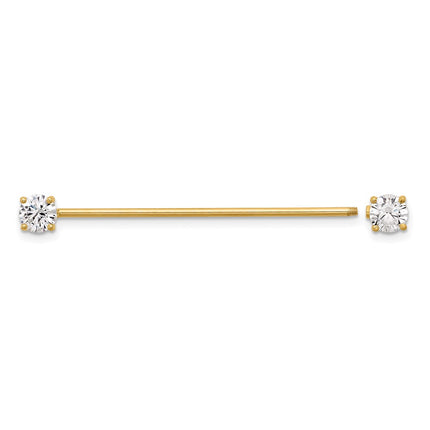 14k Yellow Gold Jewelry Style BD282 - Classique Jewelry Inc.