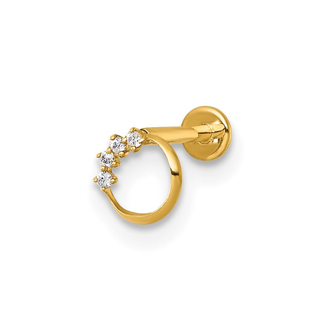 14k Yellow Gold Jewelry Style BD296 - Classique Jewelry Inc.