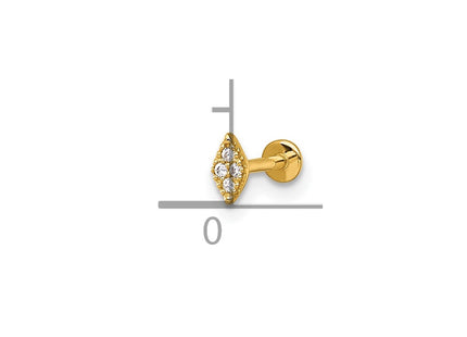 14k Yellow Gold Jewelry Style BD307 - Classique Jewelry Inc.