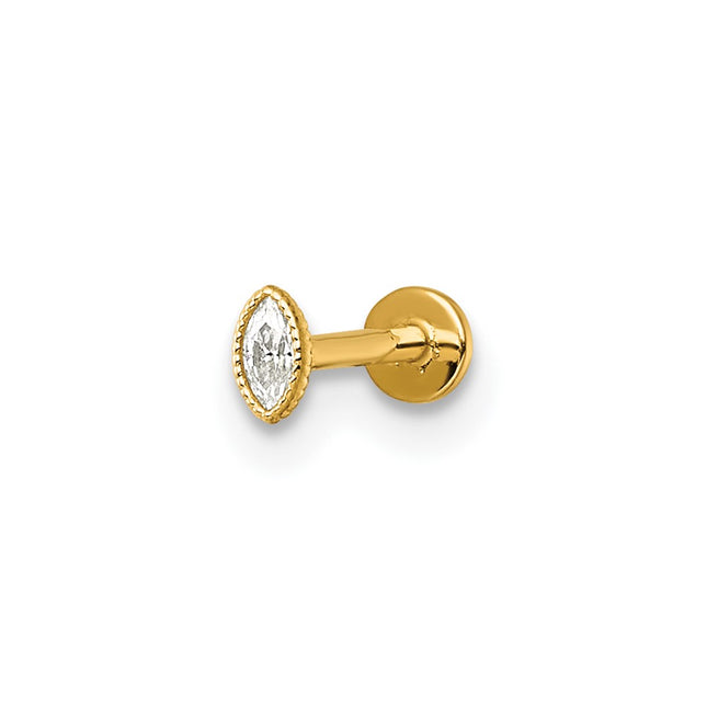 14k Yellow Gold Jewelry Style BD308 - Classique Jewelry Inc.