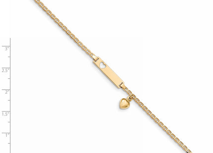 14k Yellow Gold Chain Bracelets Style BID101 - Classique Jewelry Inc.