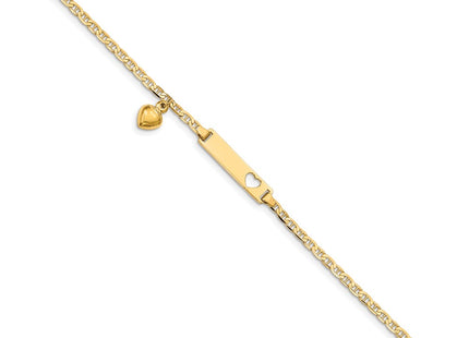 14k Yellow Gold Chain Bracelets Style BID101 - Classique Jewelry Inc.