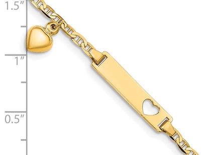 14k Yellow Gold Chain Bracelets Style BID101 - Classique Jewelry Inc.