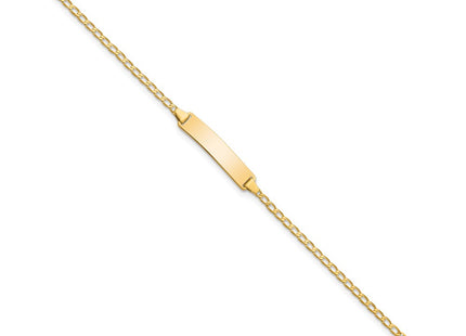 14k Yellow Gold Chain Bracelets Style BID102 - Classique Jewelry Inc.