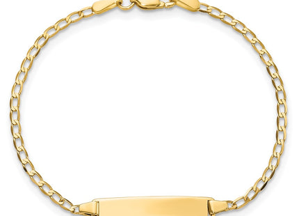 14k Yellow Gold Chain Bracelets Style BID102 - Classique Jewelry Inc.