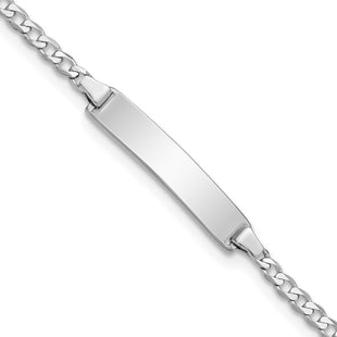 14k White Gold Chain Bracelets Style BID103W - Classique Jewelry Inc.