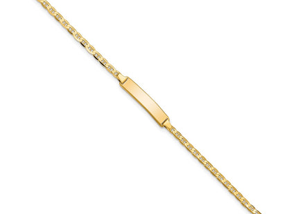 14k Yellow Gold Chain Bracelets Style BID104 - Classique Jewelry Inc.