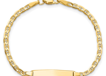 14k Yellow Gold Chain Bracelets Style BID104 - Classique Jewelry Inc.