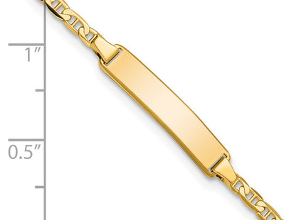 14k Yellow Gold Chain Bracelets Style BID104 - Classique Jewelry Inc.