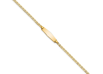 14k Yellow Gold Chain Bracelets Style BID104C - Classique Jewelry Inc.