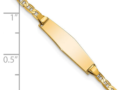 14k Yellow Gold Chain Bracelets Style BID104C - Classique Jewelry Inc.