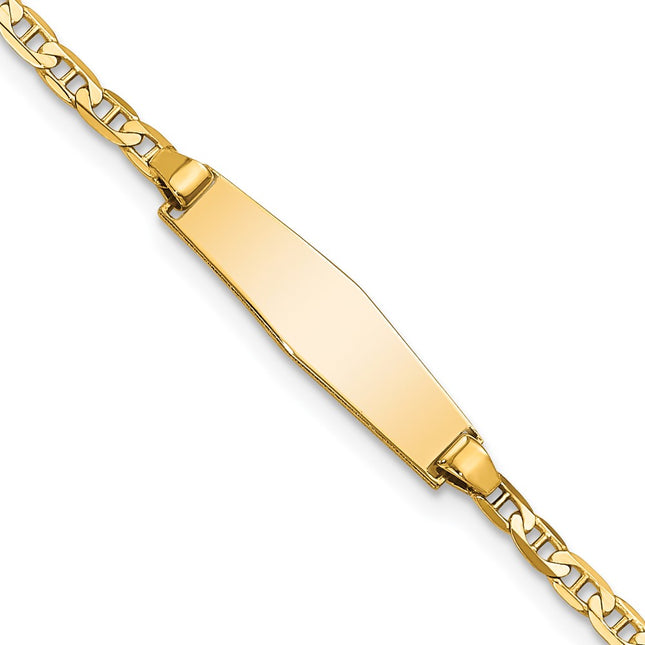 14k Yellow Gold Chain Bracelets Style BID104C - Classique Jewelry Inc.