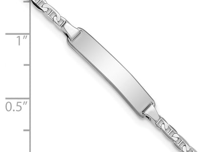 14k White Gold Chain Bracelets Style BID104W - Classique Jewelry Inc.