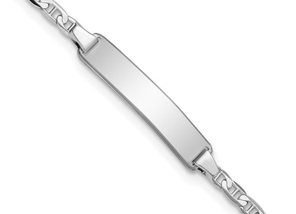 14k White Gold Chain Bracelets Style BID104W - Classique Jewelry Inc.