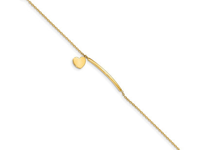 14k Yellow Gold Bracelets Style BID109 - Classique Jewelry Inc.