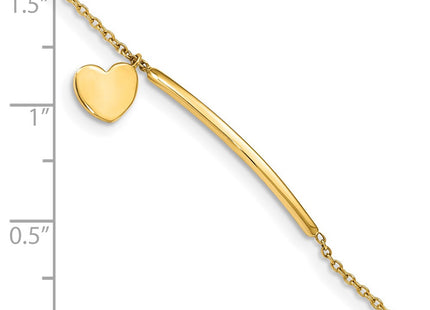 14k Yellow Gold Bracelets Style BID109 - Classique Jewelry Inc.